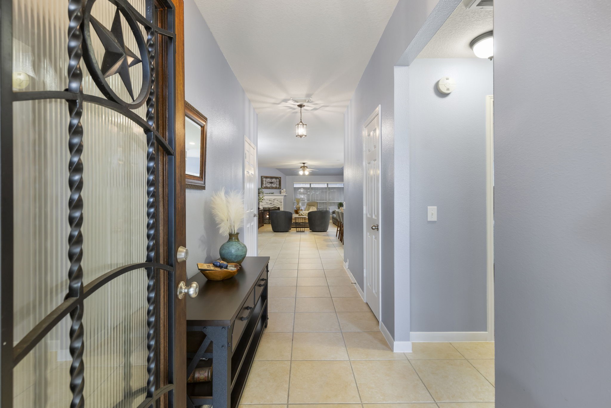 20019 Hardsville Drive Spring, TX 77388 - Photo 4 of 28 a hallway with a view of living room