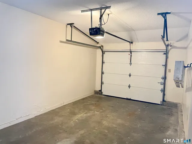 a view of a room with rack on the wall