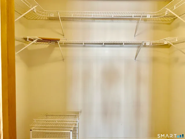 a view of a walk in closet