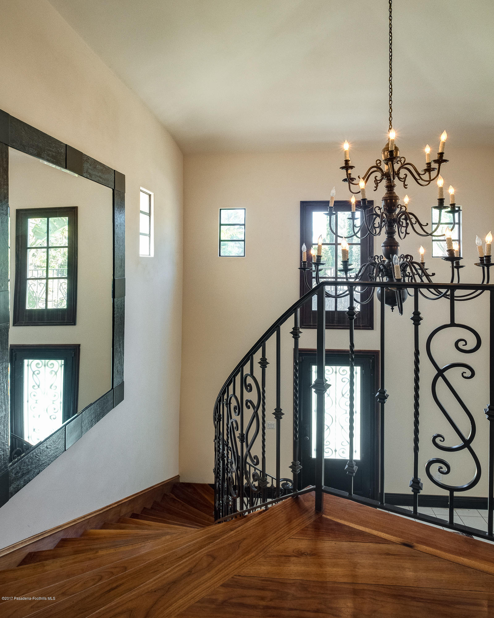 320 Patrician Way Pasadena, CA 91105 - Photo 32 of 69 a view of entryway and hall with wooden floor