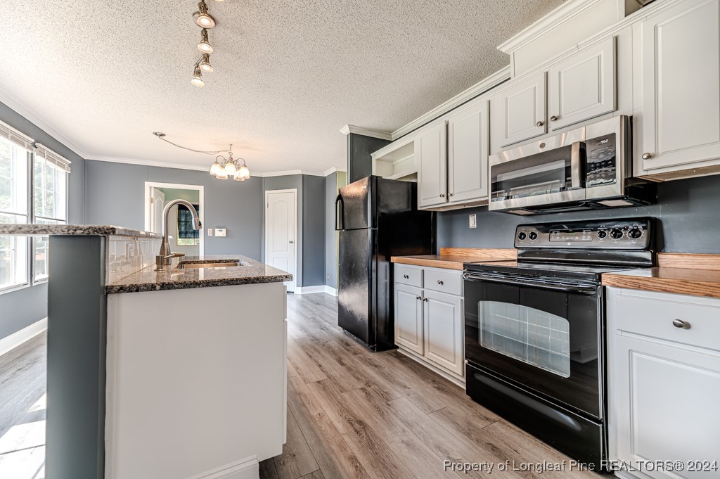 130 Box Elder Terrace Cameron, NC 28326 - Photo 15 of 43 a kitchen with stainless steel appliances granite countertop a refrigerator a stove and a sink