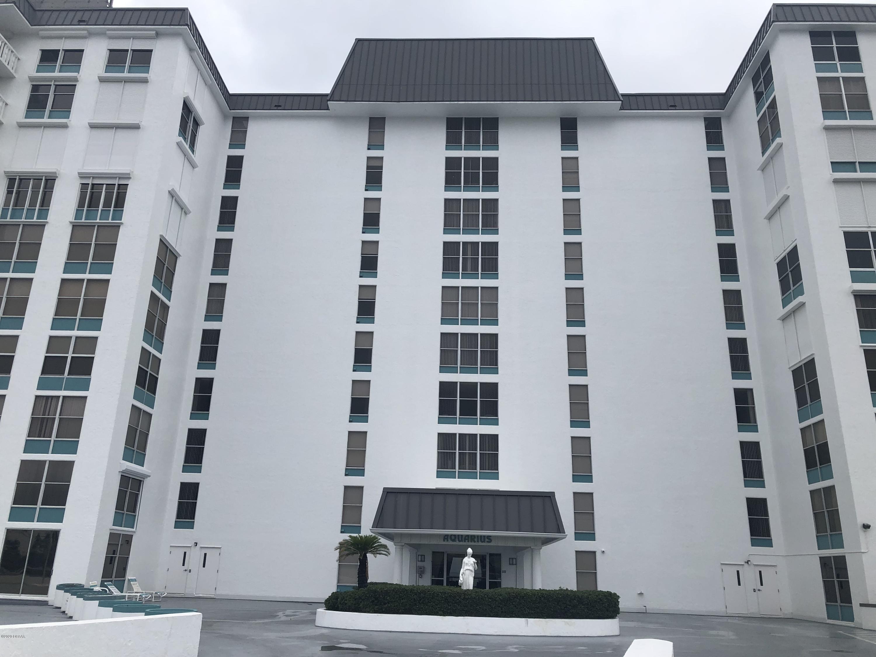 Front of condo building