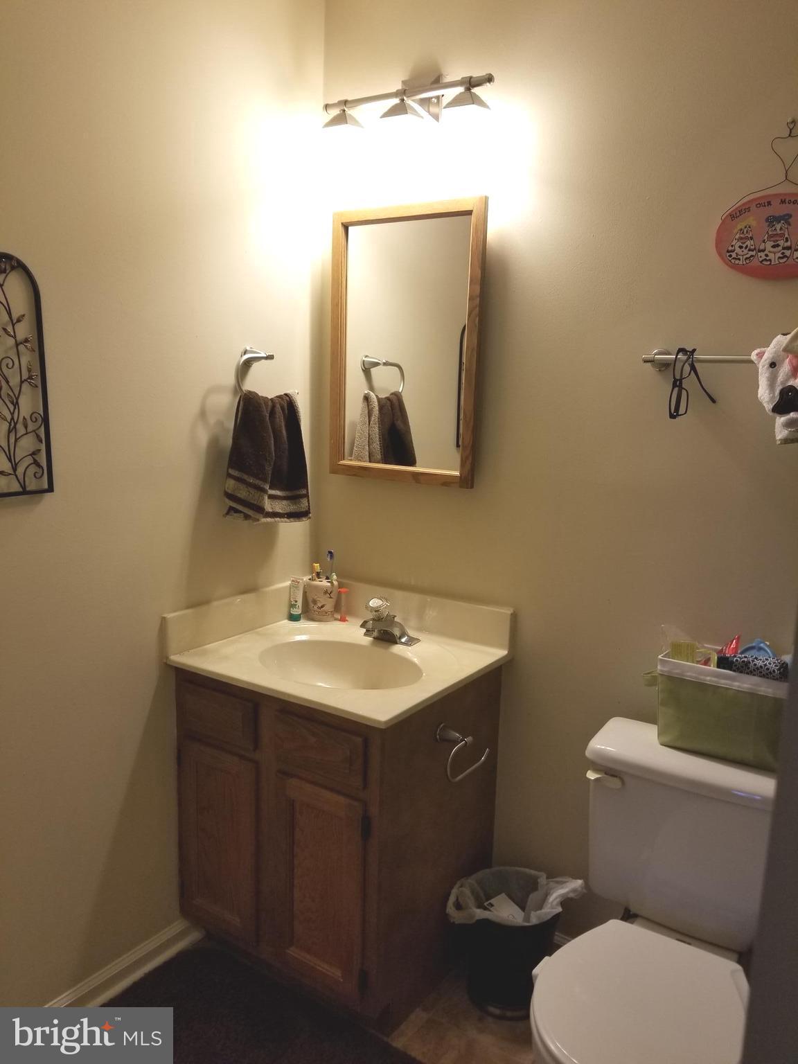 44 Buck Road Stafford, VA 22556 - Photo 16 of 30 a bathroom with a toilet sink and mirror