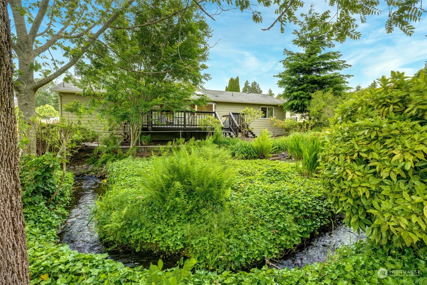 24113 10th Place West Bothell, WA 98021 - Photo 32 of 35 an aerial view of house with yard and outdoor seating
