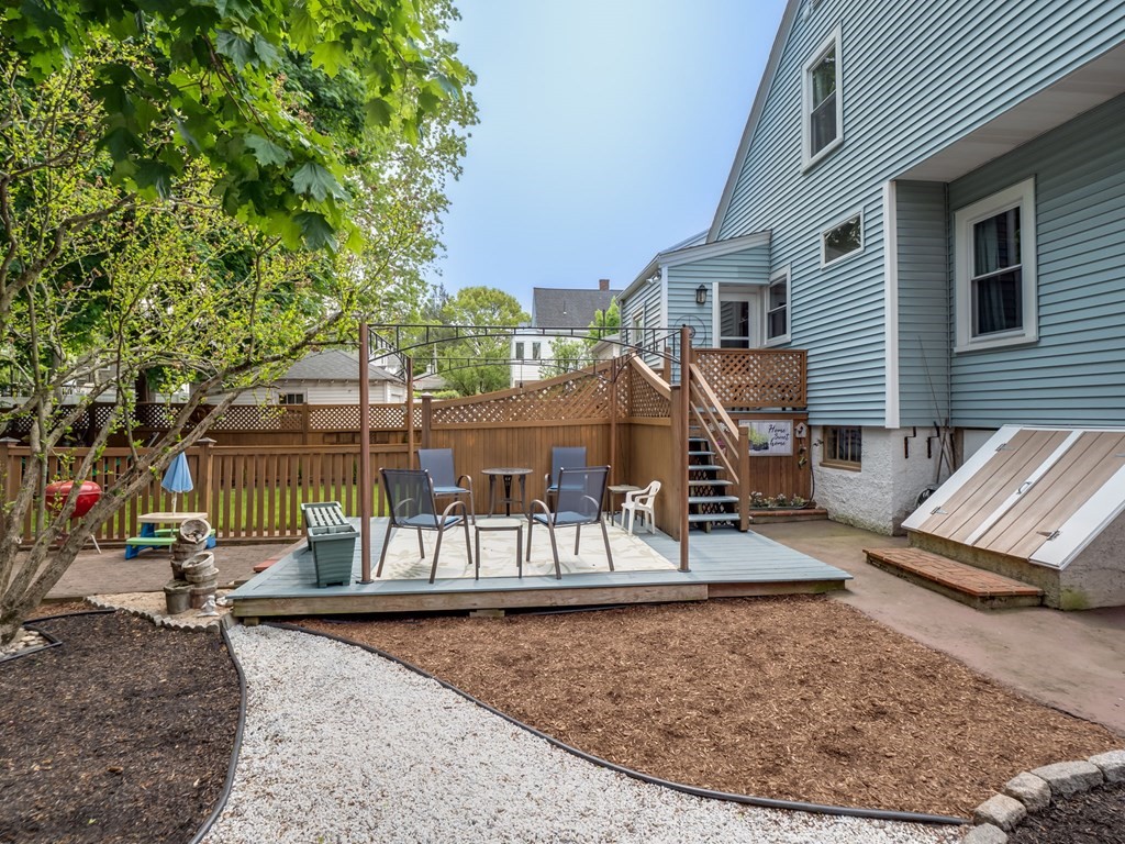 81 Baker Street Boston, MA 02132 - Photo 34 of 42 a view of a house with backyard
