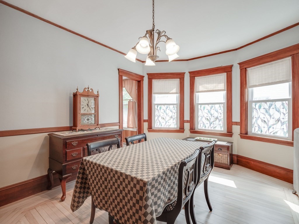 81 Baker Street Boston, MA 02132 - Photo 5 of 42 a view of a dining room with furniture and window