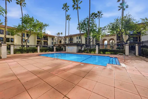 a view of a volley ball court