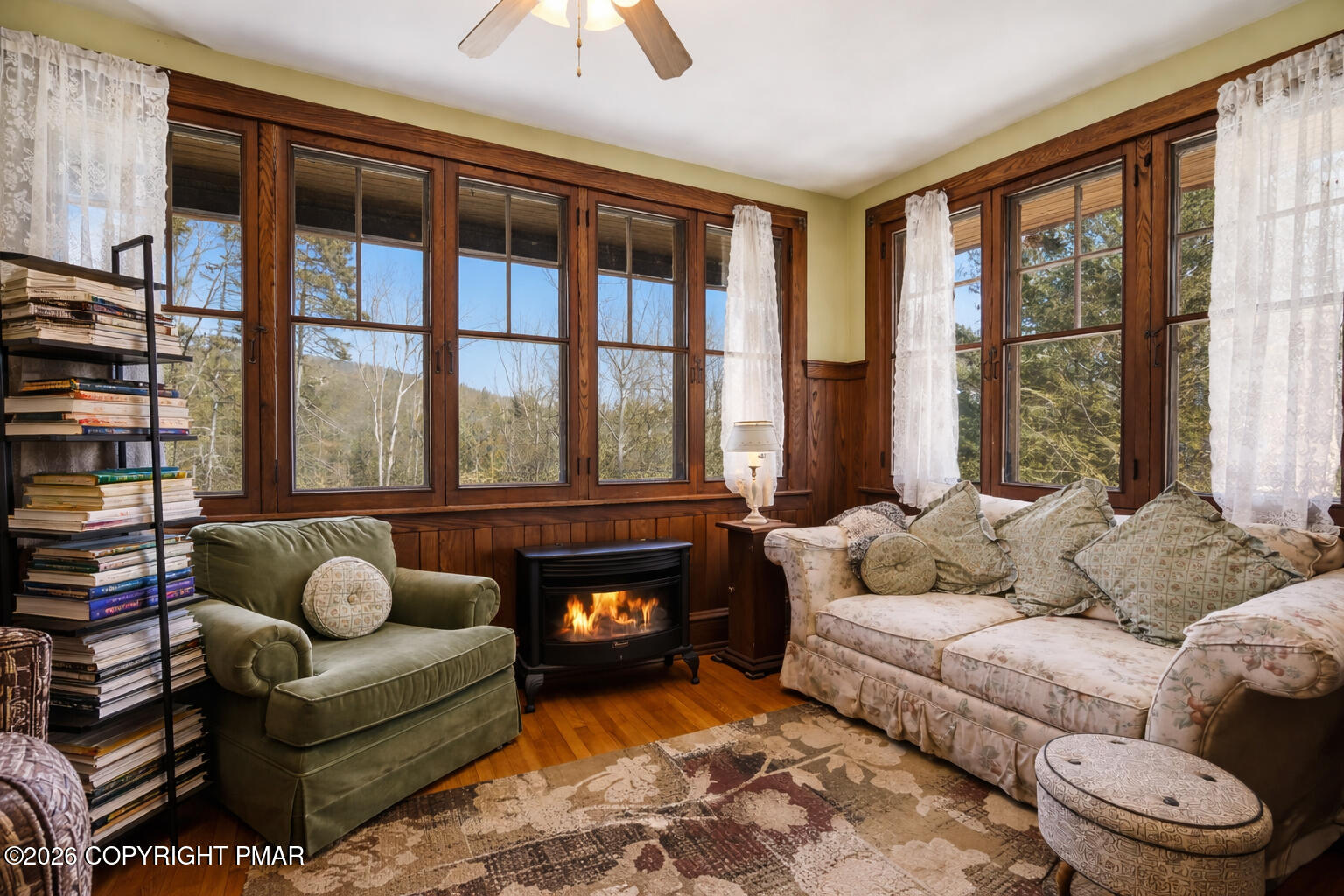 204 Lake Road Swiftwater, PA 18370 - Photo 17 of 76 a living room with furniture and a large window