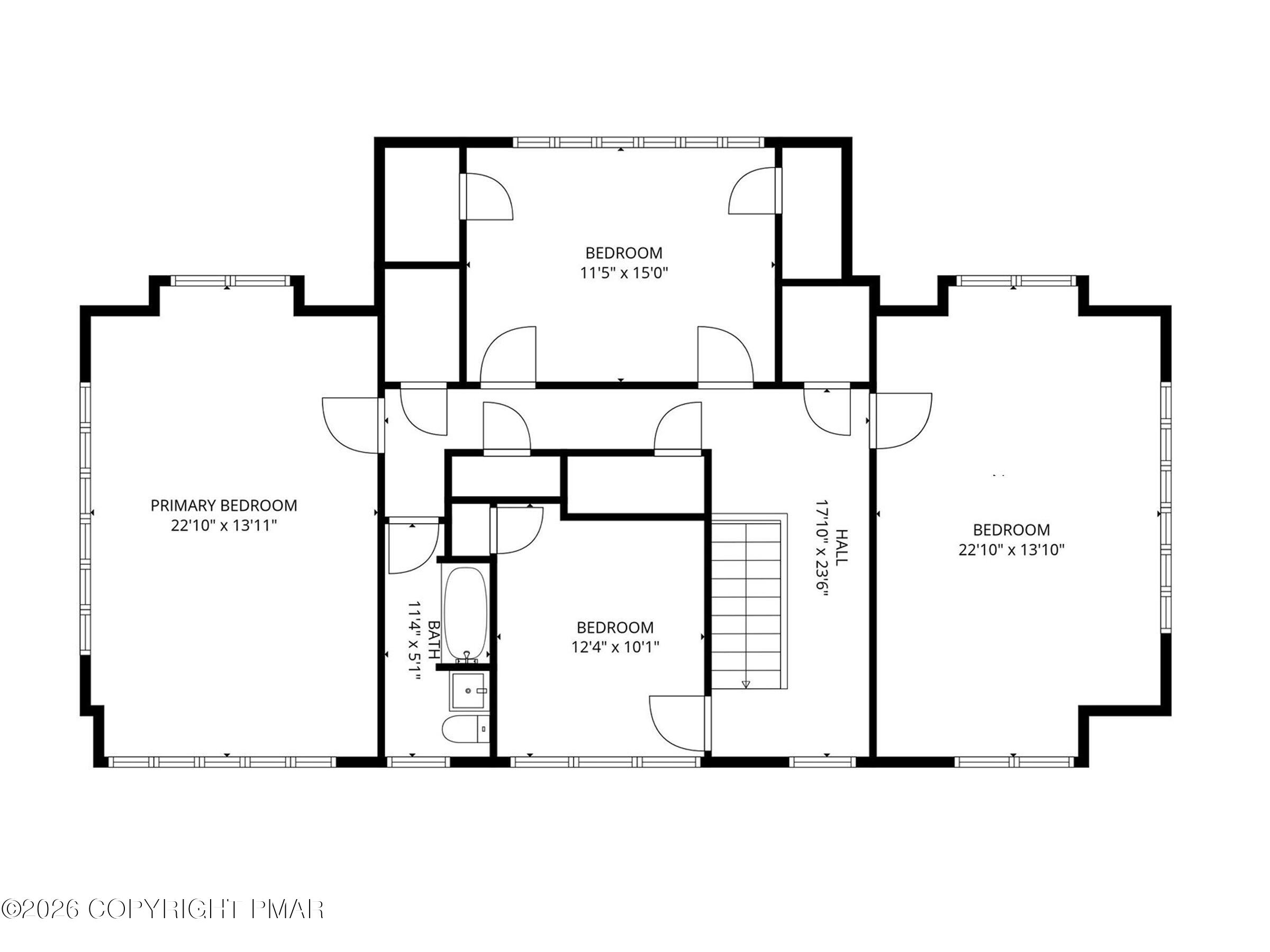 204 Lake Road Swiftwater, PA 18370 - Photo 75 of 76 2nd Floor