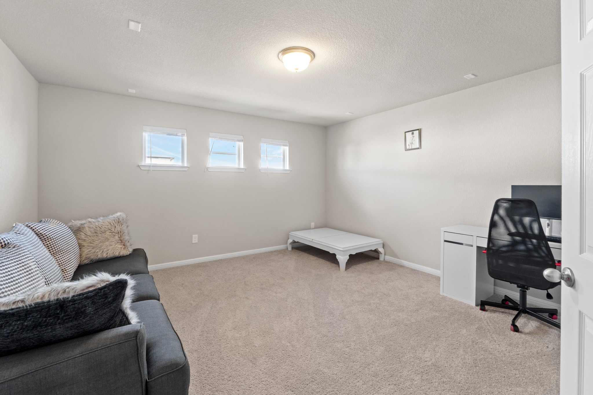 159 MacArthur Drive Leander, TX 78641 - Photo 23 of 31 a living room with furniture and a desk