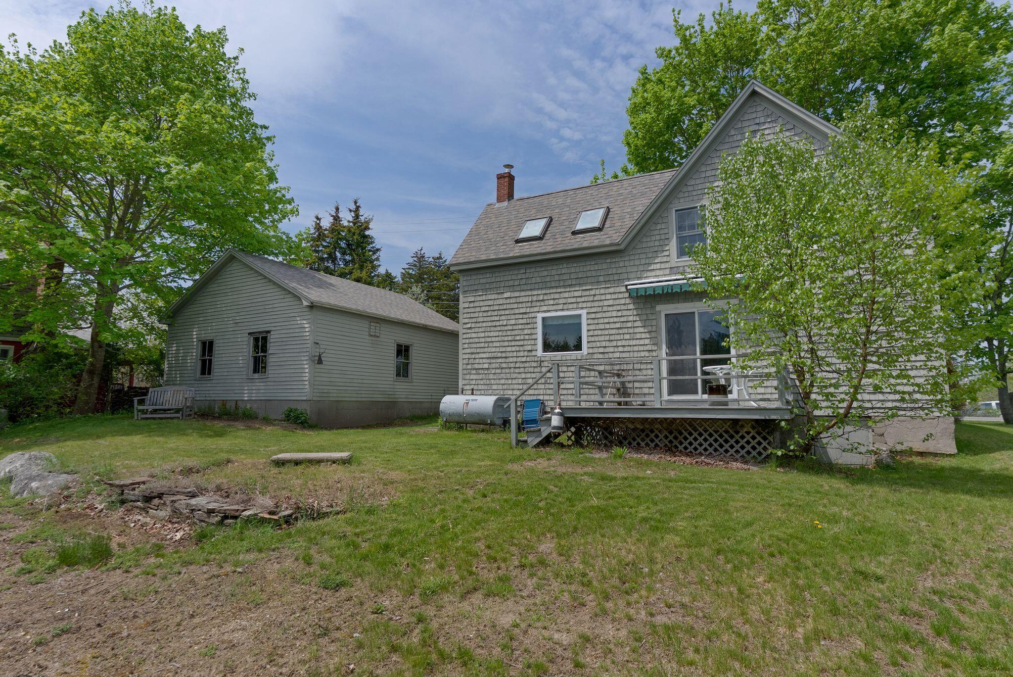 1807 Harpswell Islands Road Harpswell, ME 04066 - Photo 23 of 28 Rear Deck and House
