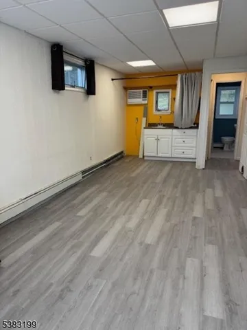 a view of a livingroom with an empty space