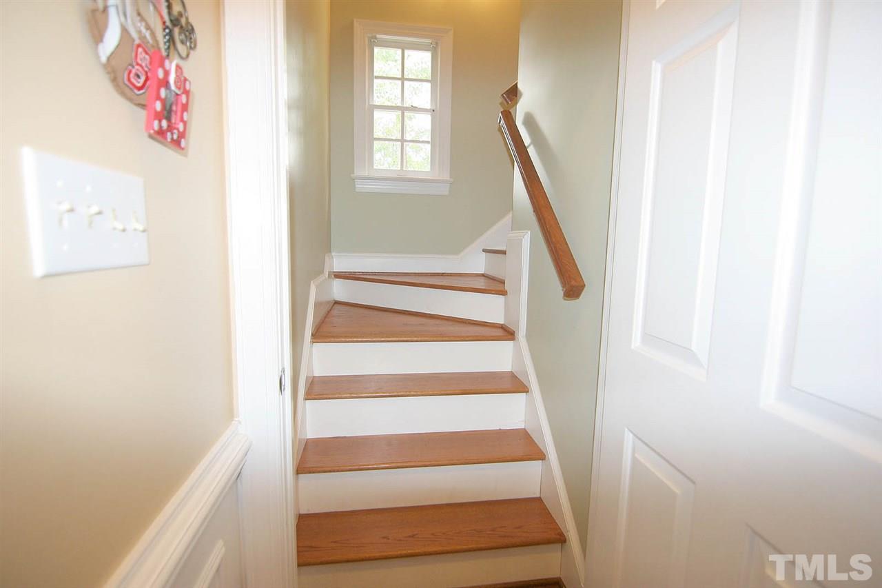 7903 Laurel Mountain Road Raleigh, NC 27613 - Photo 15 of 25 Best feature in the Home ... Back staircase to Bonus Room