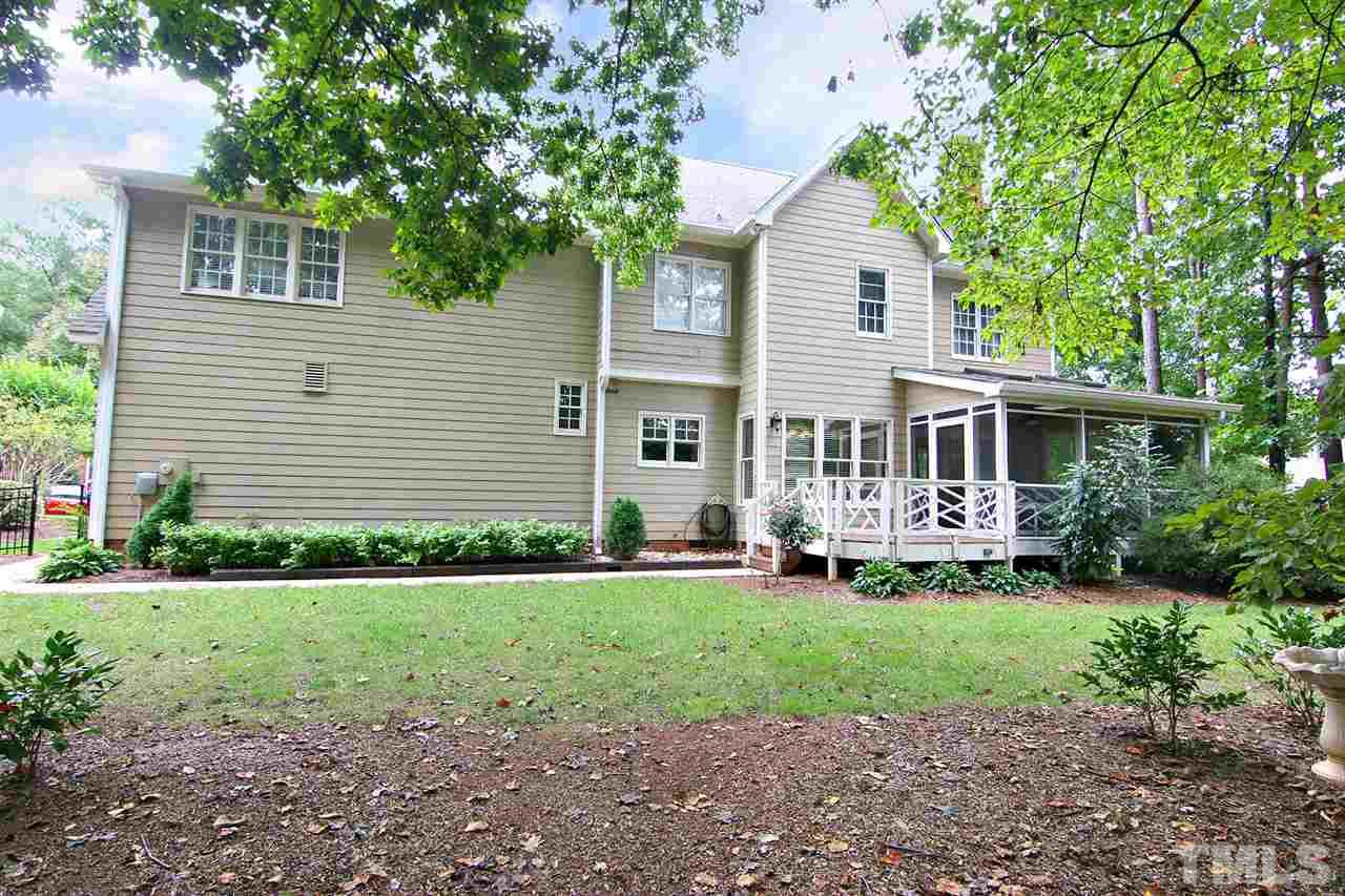7903 Laurel Mountain Road Raleigh, NC 27613 - Photo 25 of 25 Fenced, Wooded and Private Backyard has a Park-like Setting