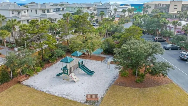 a aerial view of multiple house