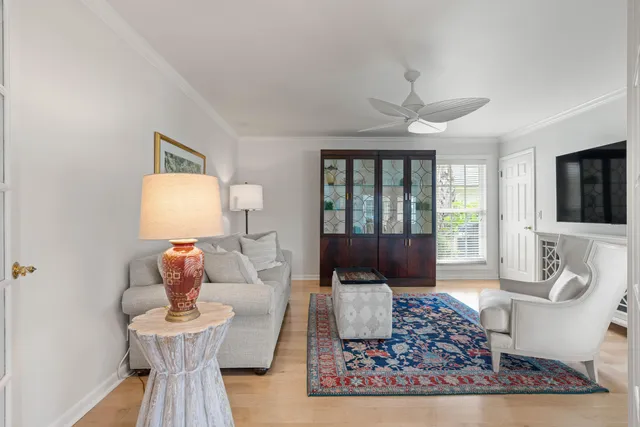 a view of a swimming pool with a lounge chairs