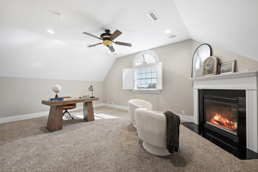 6 Brickyard Road Leicester, MA 01524 - Photo 30 of 41 a living room with furniture a window and a fireplace