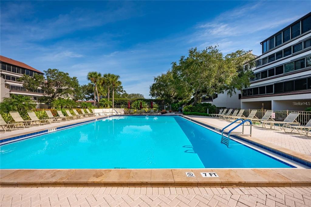 6285 Midnight Pass Road, Unit 403 Sarasota, FL 34242 - Photo 27 of 53 a view of swimming pool