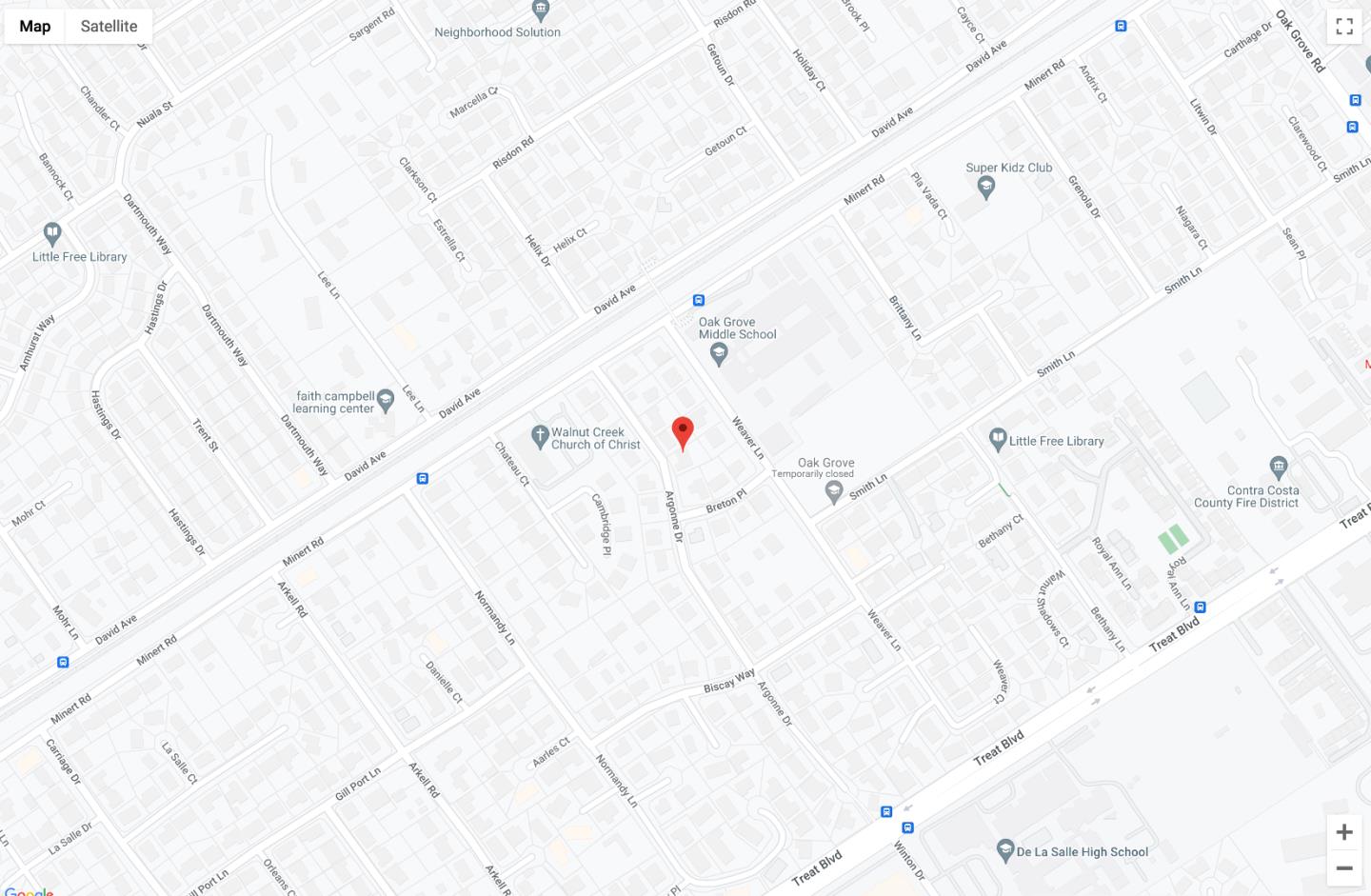 2623 Smith Ranch Walnut Creek, CA 94598 - Photo 4 of 15 a white house with covered with snow in front of it