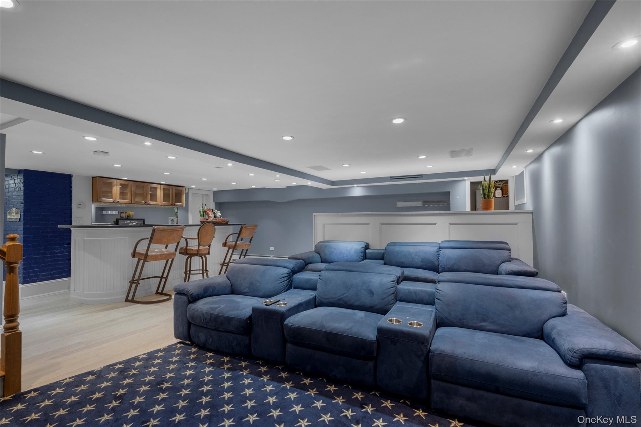 69 Irving Place New Rochelle, NY 10801 - Photo 32 of 46 a living room with furniture and kitchen view