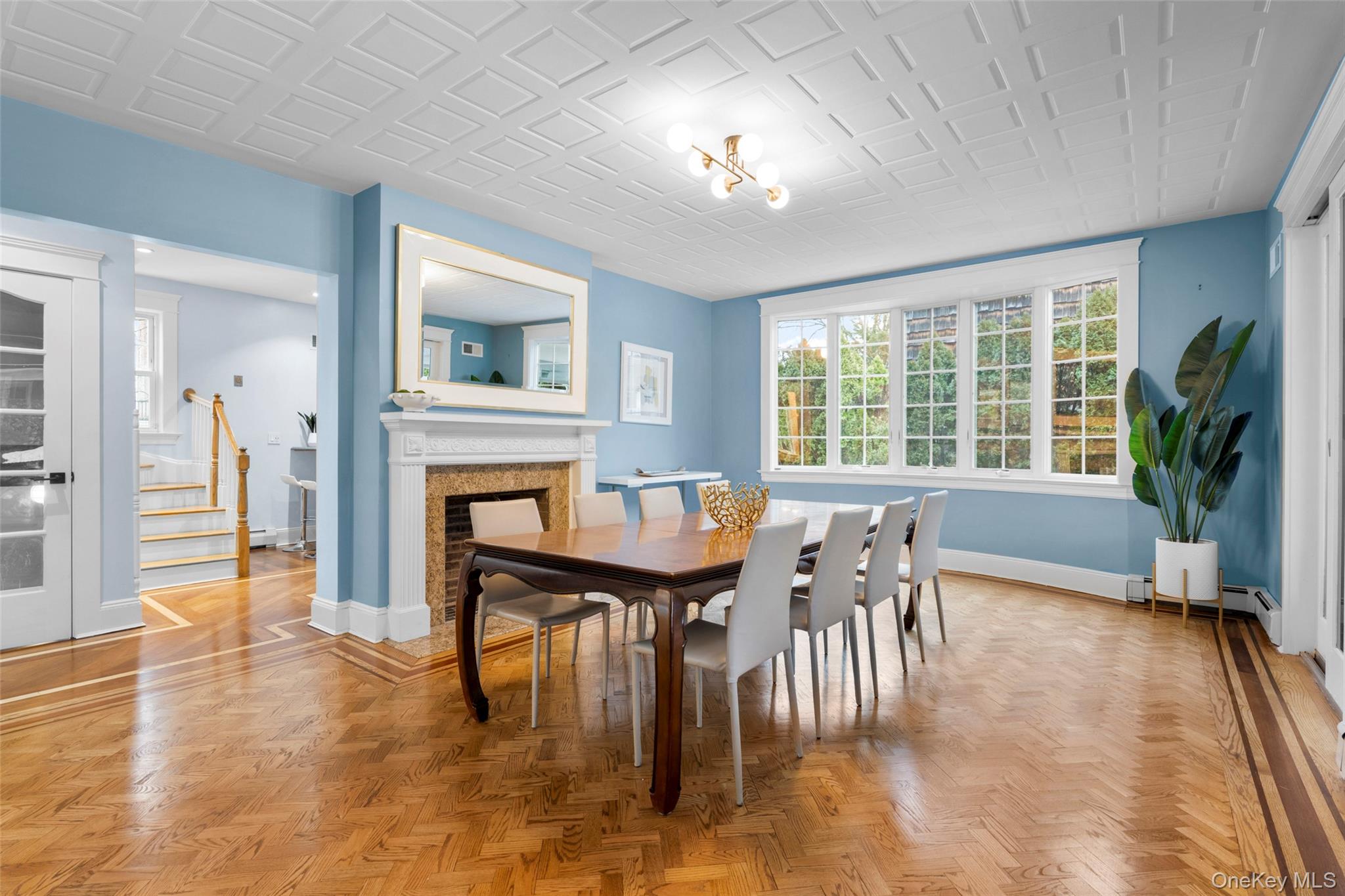 69 Irving Place New Rochelle, NY 10801 - Photo 10 of 46 a view of a livingroom with furniture window and wooden floor