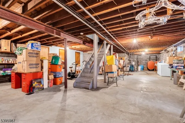 a view of storage and utility room
