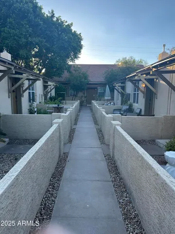 a view of a house with entertaining space