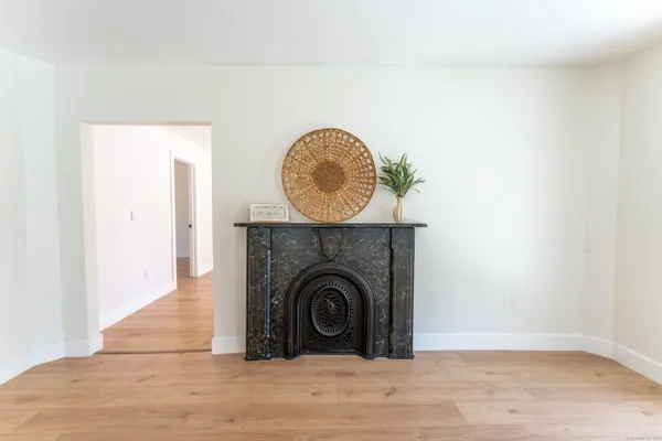 a view of livingroom with washer and dryer