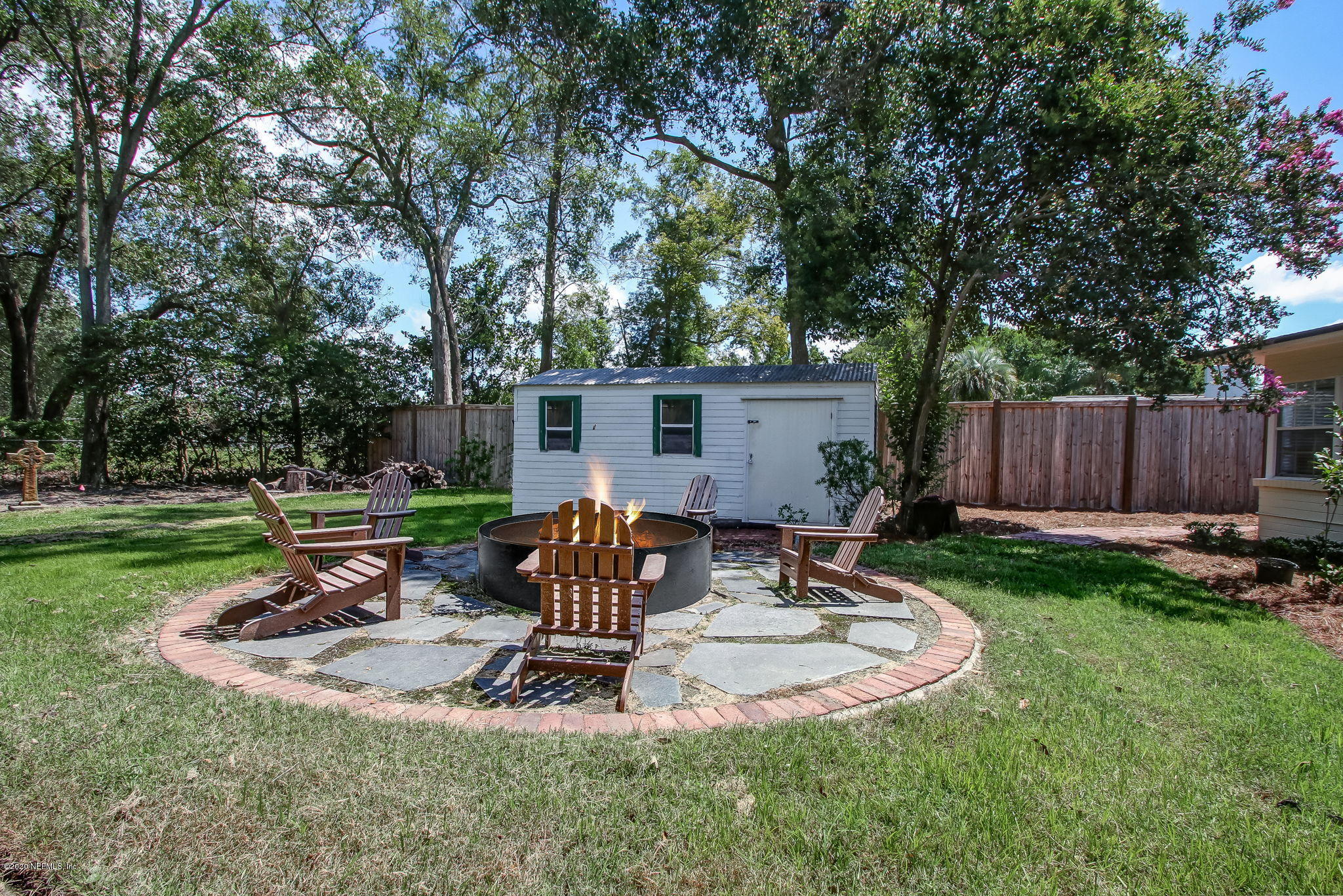 4289 Rapallo Road Jacksonville, FL 32244 - Photo 35 of 51 Fire Pit/Shed