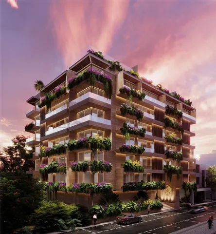 a view of a large building