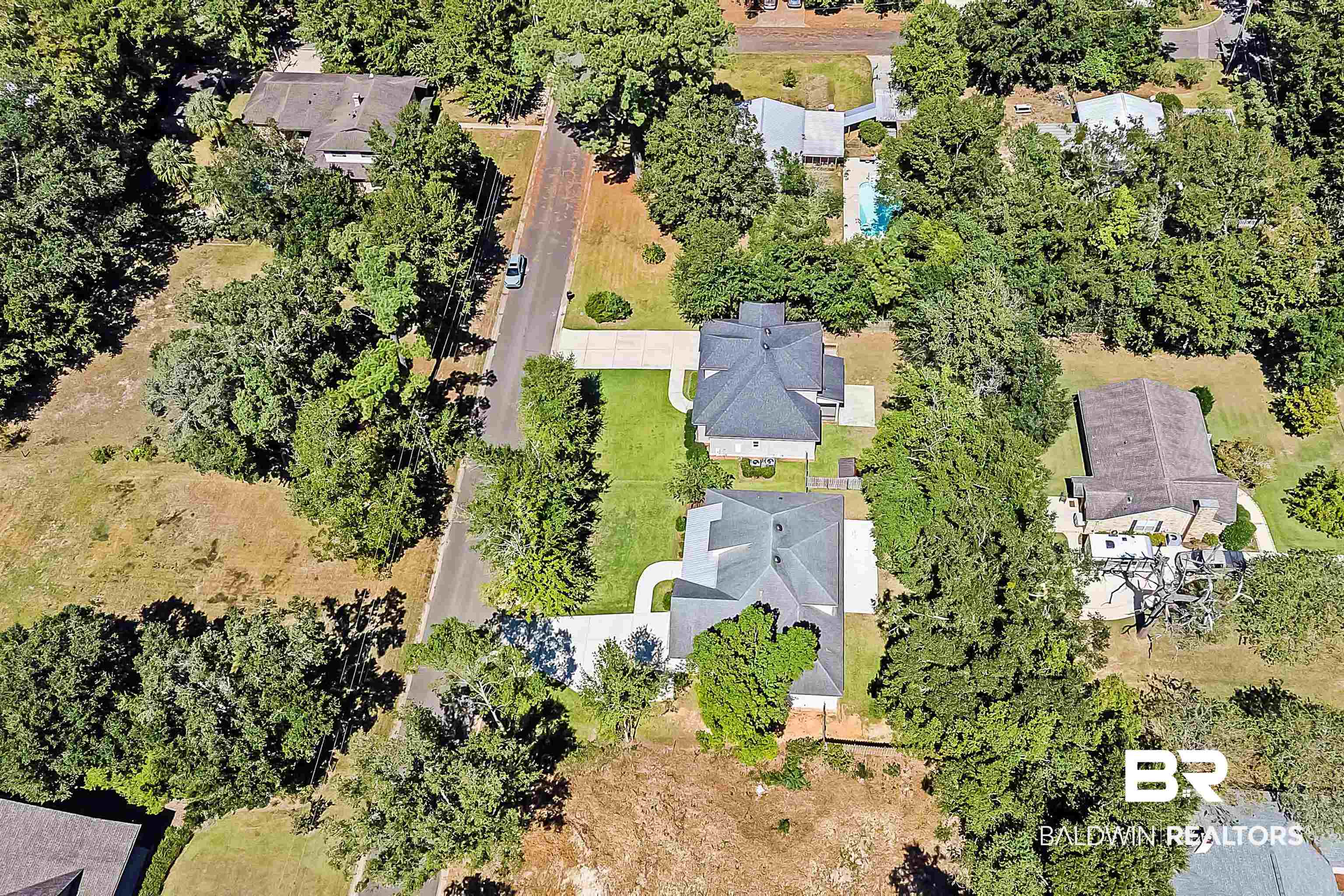 212 Simon Street Fairhope, AL 36532 - Photo 48 of 49 Aerial Footprint