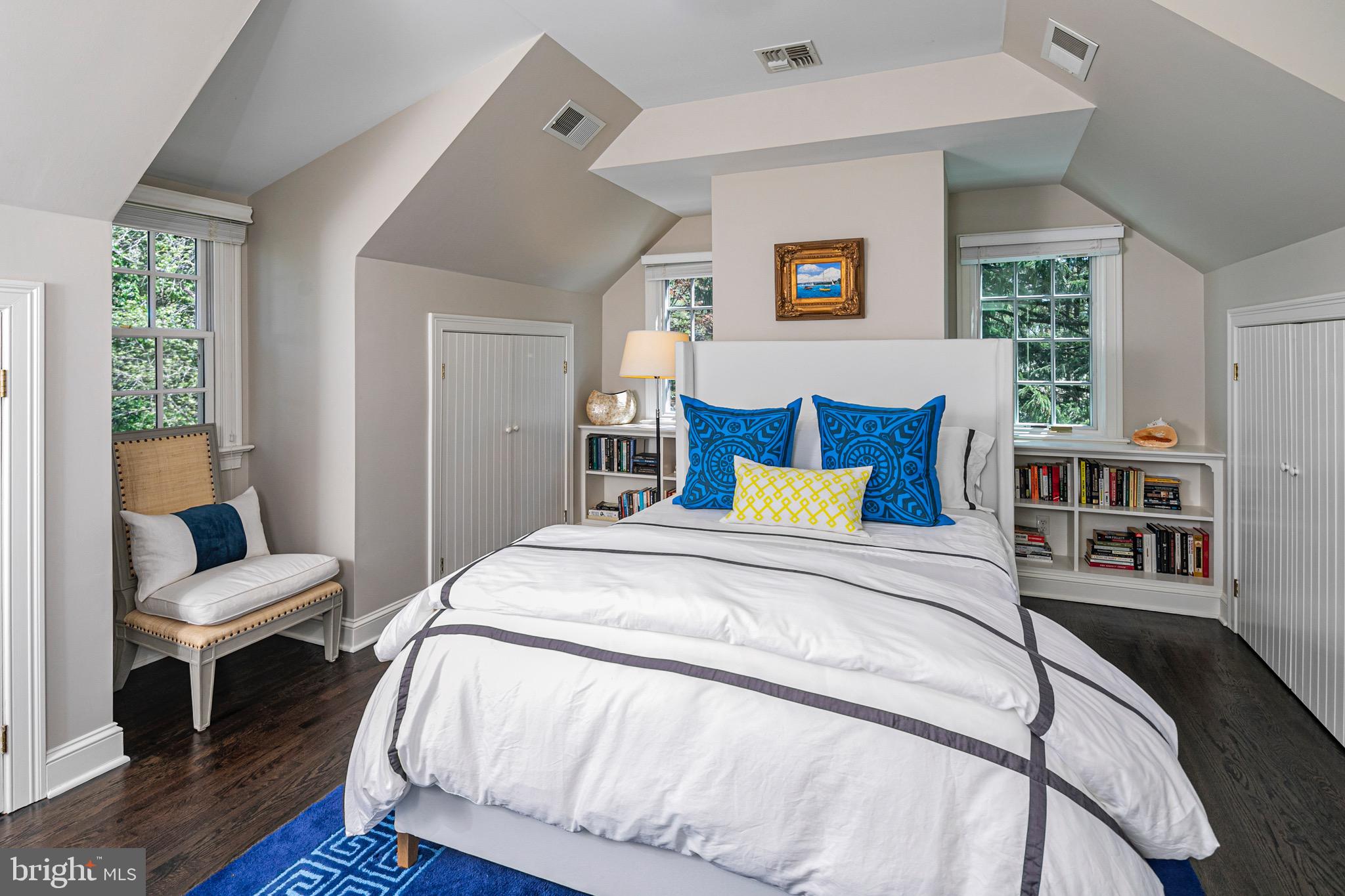 4445 Province Line Road Princeton, NJ 08540 - Photo 26 of 45 a large bed sitting in a bedroom next to a window