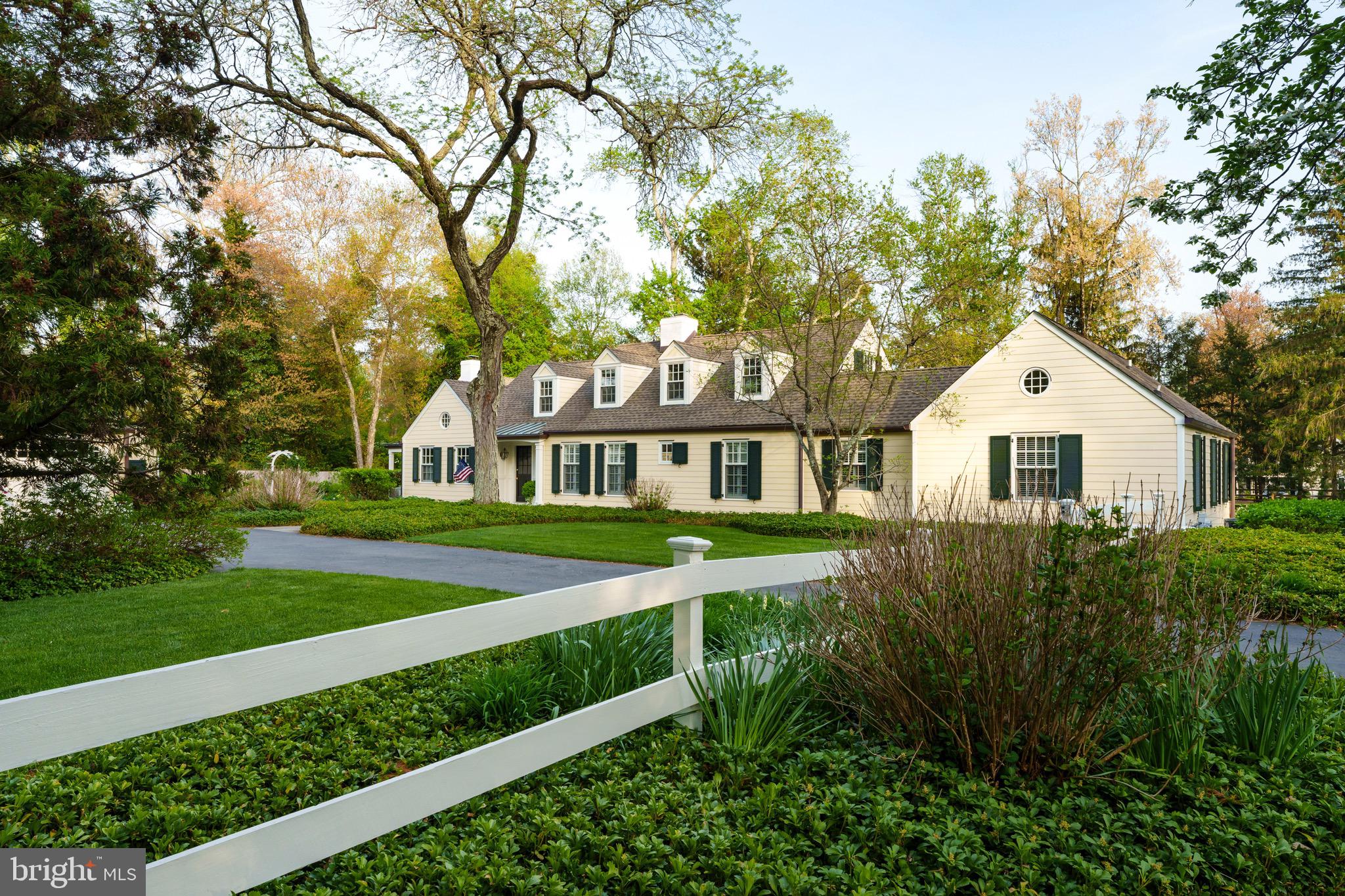 4445 Province Line Road Princeton, NJ 08540 - Photo 35 of 45 a front view of a house with a yard