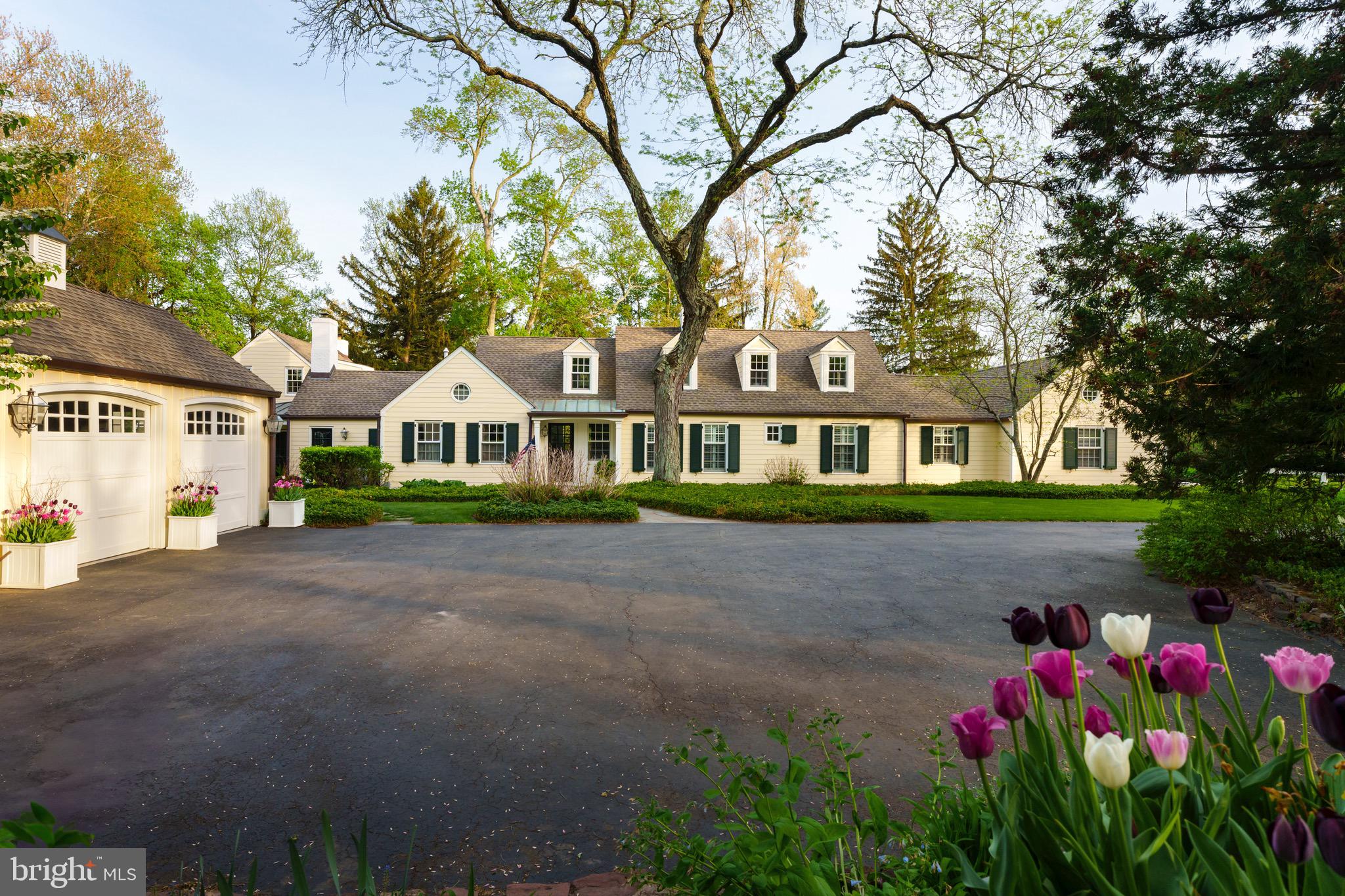 4445 Province Line Road Princeton, NJ 08540 - Photo 36 of 45 a front view of a house with garden