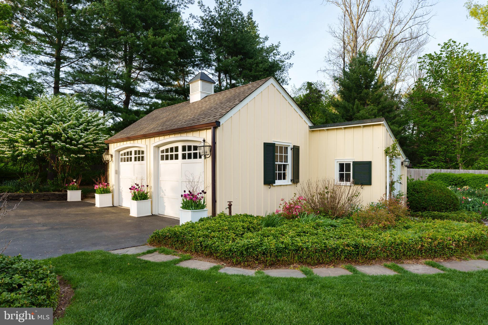 4445 Province Line Road Princeton, NJ 08540 - Photo 37 of 45 a front view of house with yard and green space