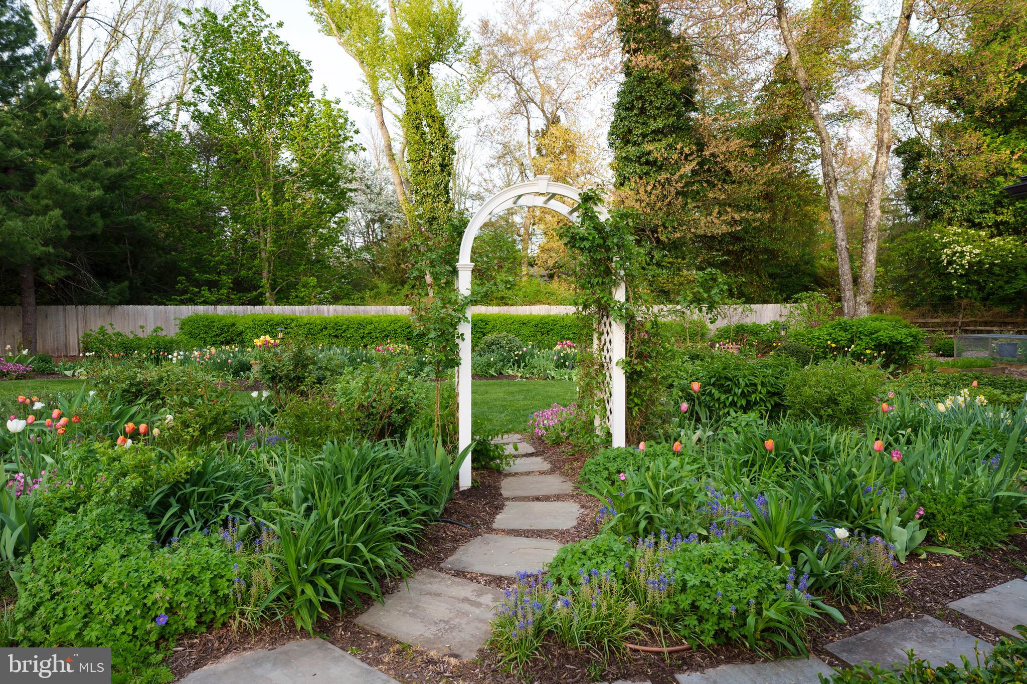 4445 Province Line Road Princeton, NJ 08540 - Photo 39 of 45 a view of a garden with large trees