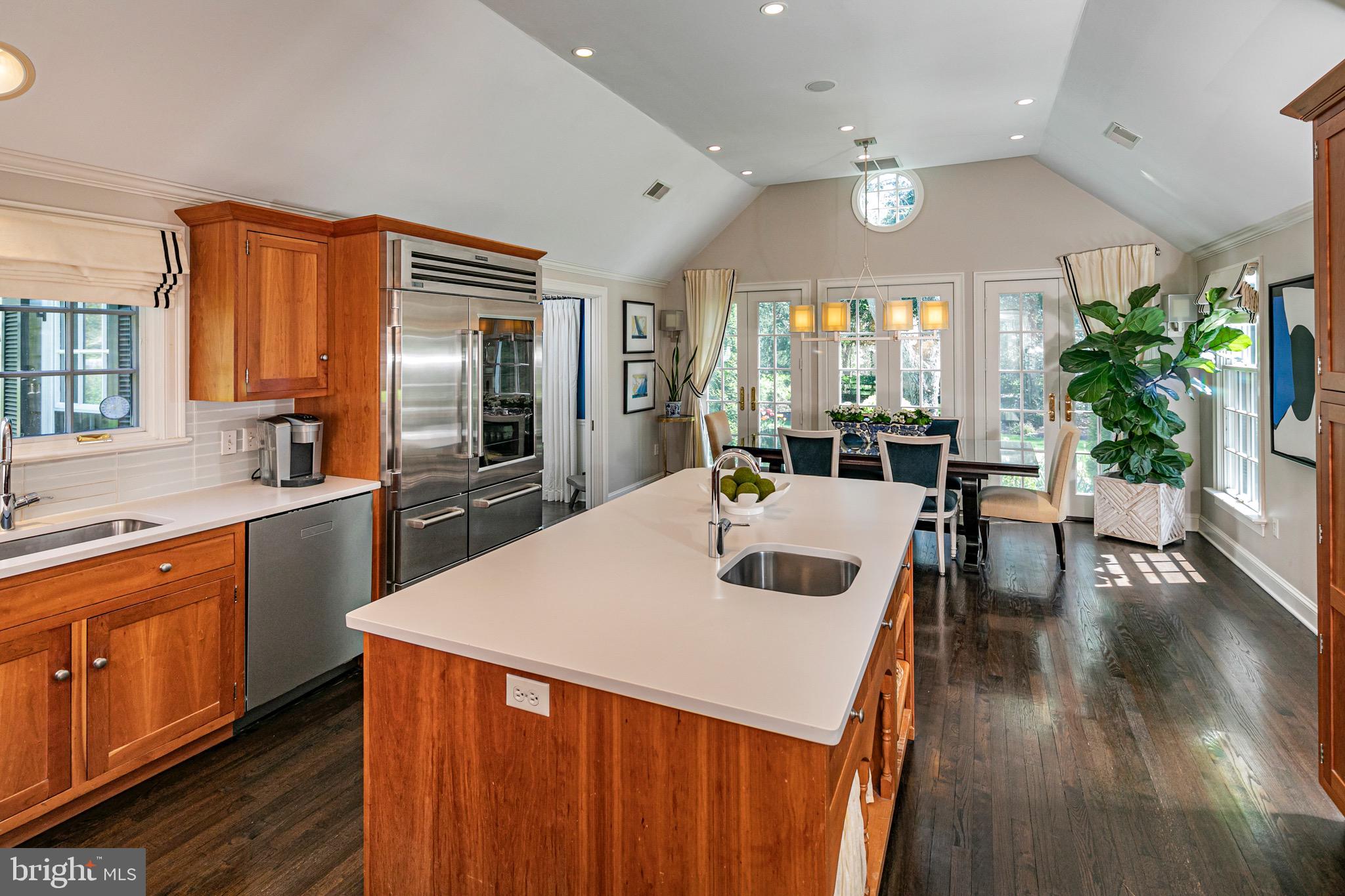 4445 Province Line Road Princeton, NJ 08540 - Photo 7 of 45 a large kitchen with kitchen island a large island in it