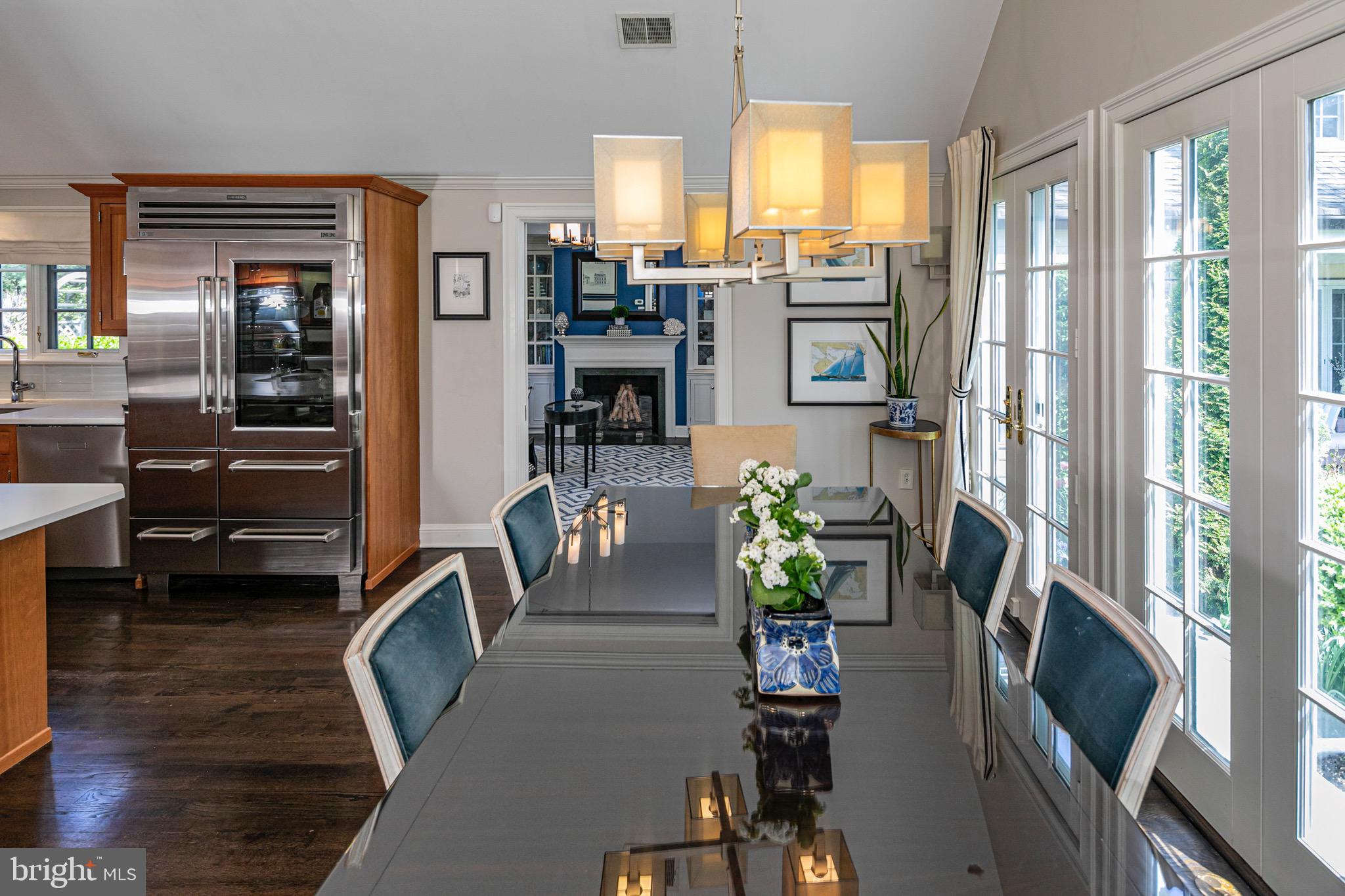 4445 Province Line Road Princeton, NJ 08540 - Photo 9 of 45 a view of a dining room with furniture window and wooden floor