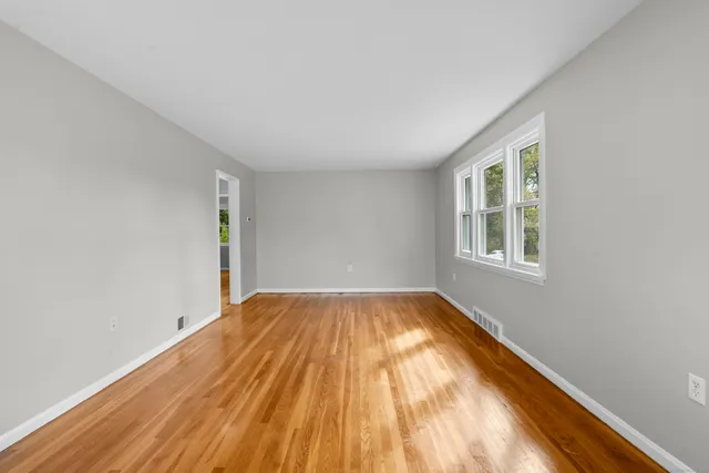 wooden floor in an empty room