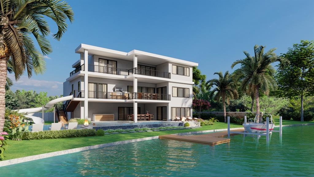 5179 Hidden Harbor Road Sarasota, FL 34242 - Photo 4 of 9 a house with swimming pool in front of it