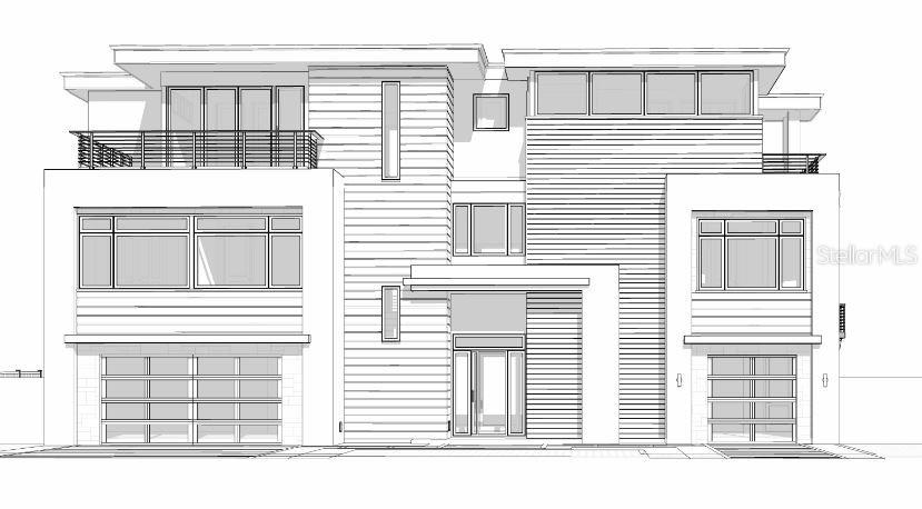 5179 Hidden Harbor Road Sarasota, FL 34242 - Photo 6 of 9 a black and white photo of a house