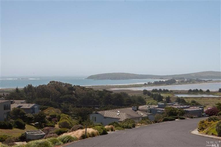 a view of city and ocean