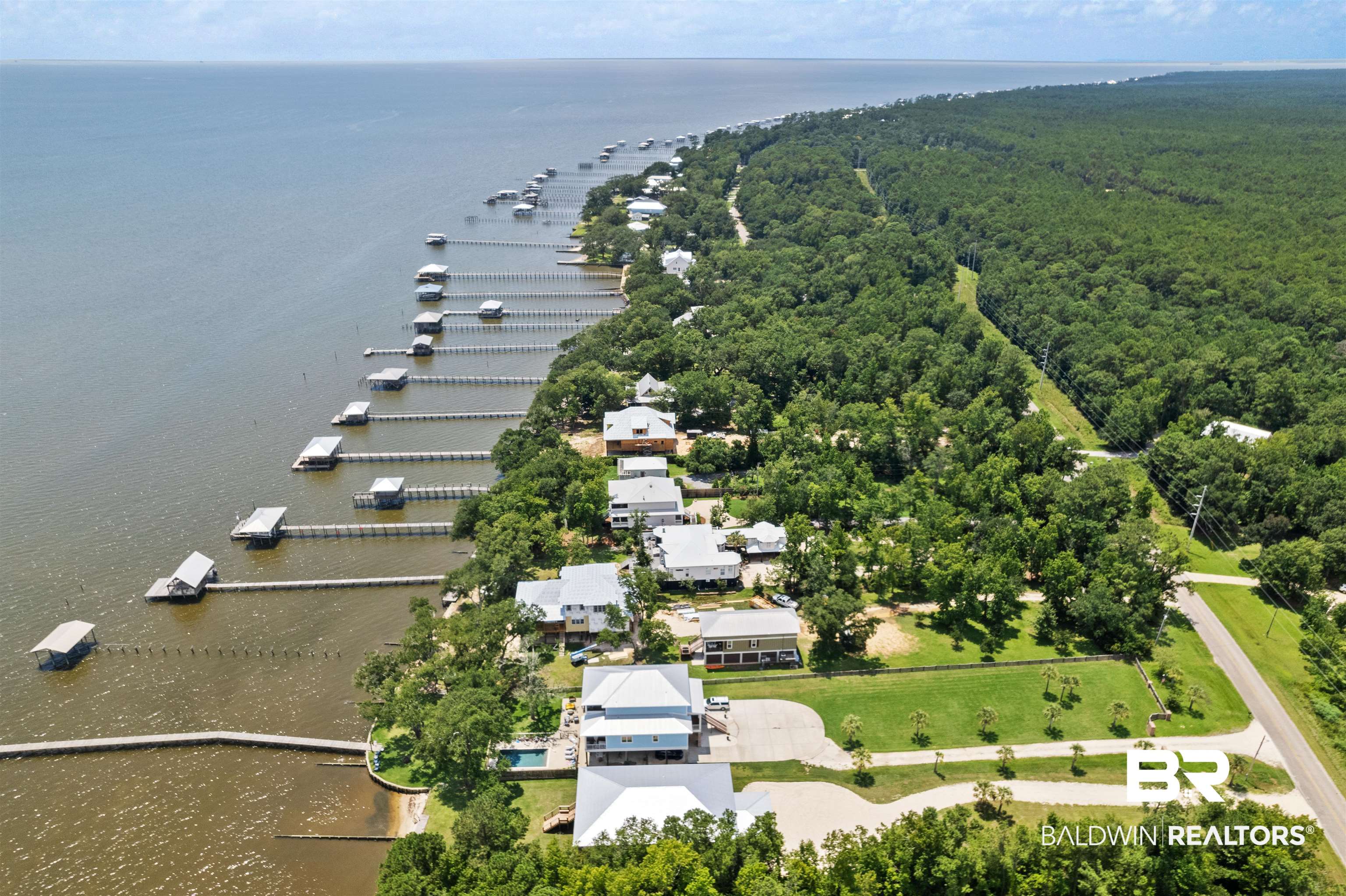 10507 County Road 1 Fairhope, AL 36532 - Photo 37 of 59 Aerial view featuring a water view