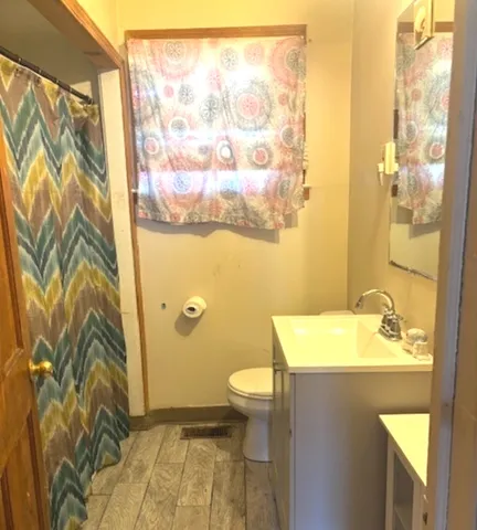 a bathroom with a sink and a toilet