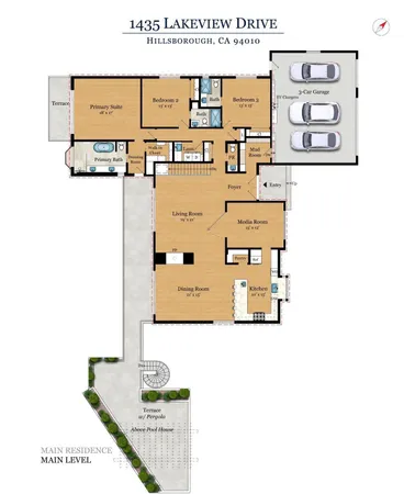 $20,000 | 1435 Lakeview Drive, Hillsborough, CA 94010