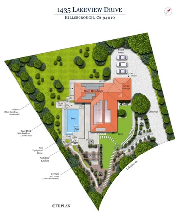 $20,000 | 1435 Lakeview Drive, Hillsborough, CA 94010