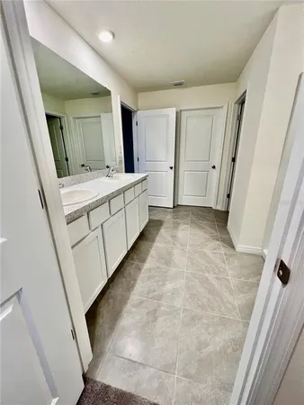 a view of a room with an empty space