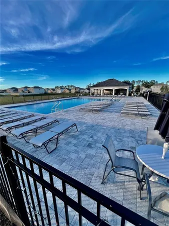 a view of a outdoor space with seating area