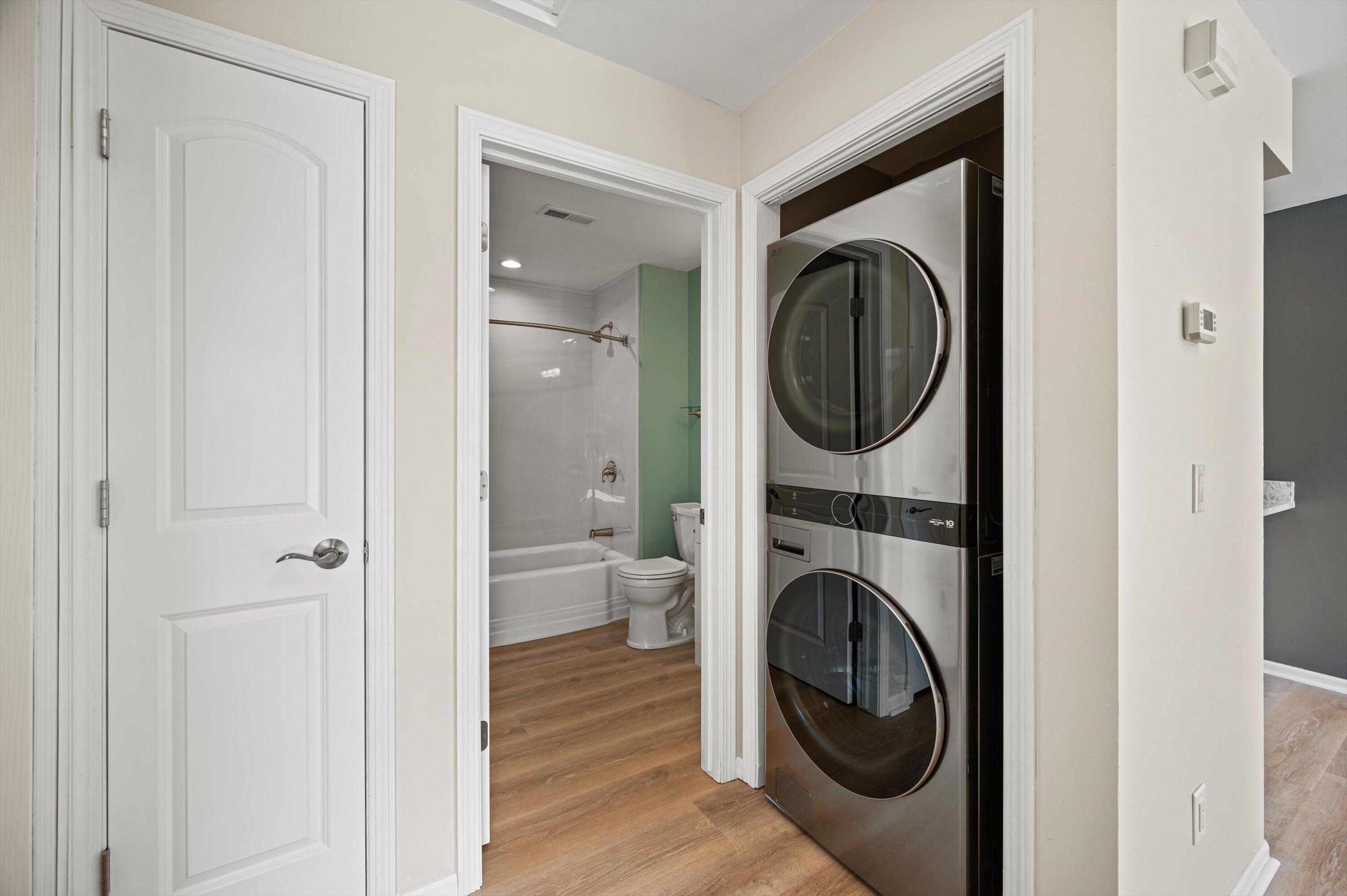 1848 Division Street, Unit 8 East Troy, WI 53120 - Photo 22 of 24 22-In Unit Laundry w_ new SS Washer& Dry
