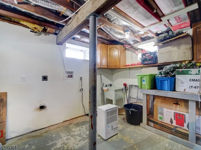 a view of storage and utility room